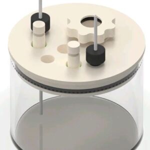 Microvacuum EQCM Cell for QSH-DIP Sensor Holder