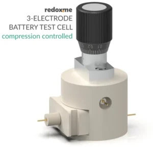 Three Electrode Battery Test Cell – compression controlled