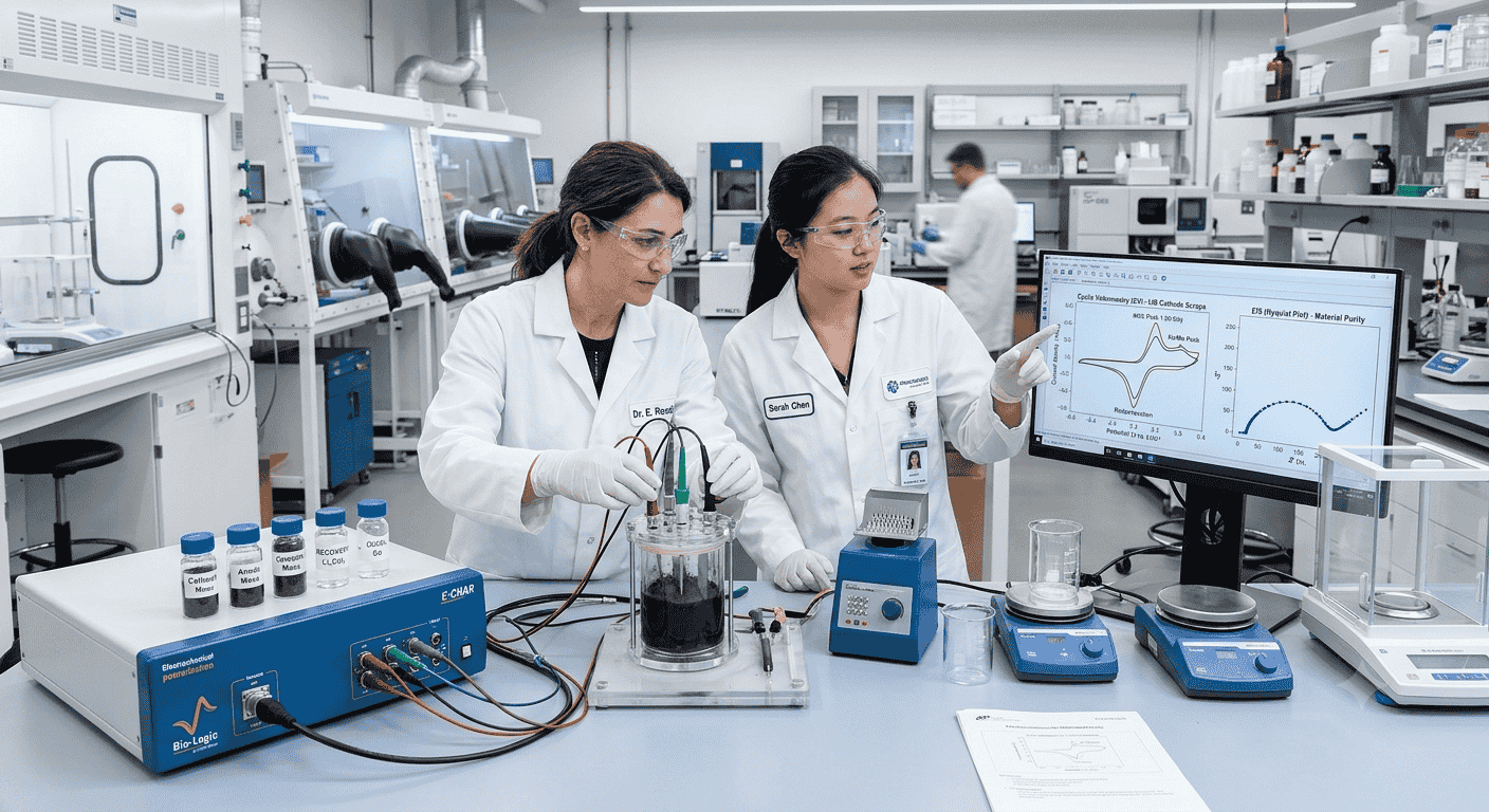 Battery Recycling: The Role of Electrochemical Characterization