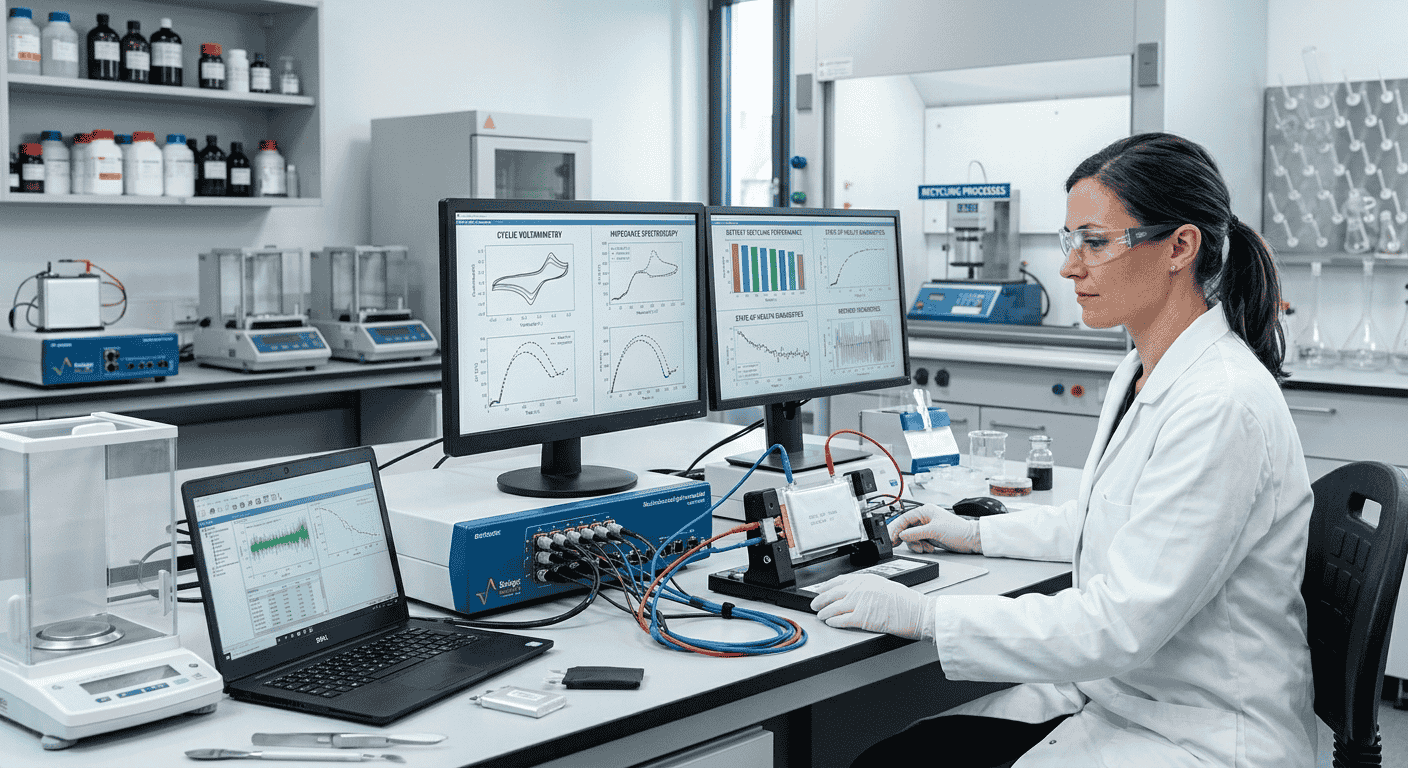 Battery Recycling: The Role of Electrochemical Characterization