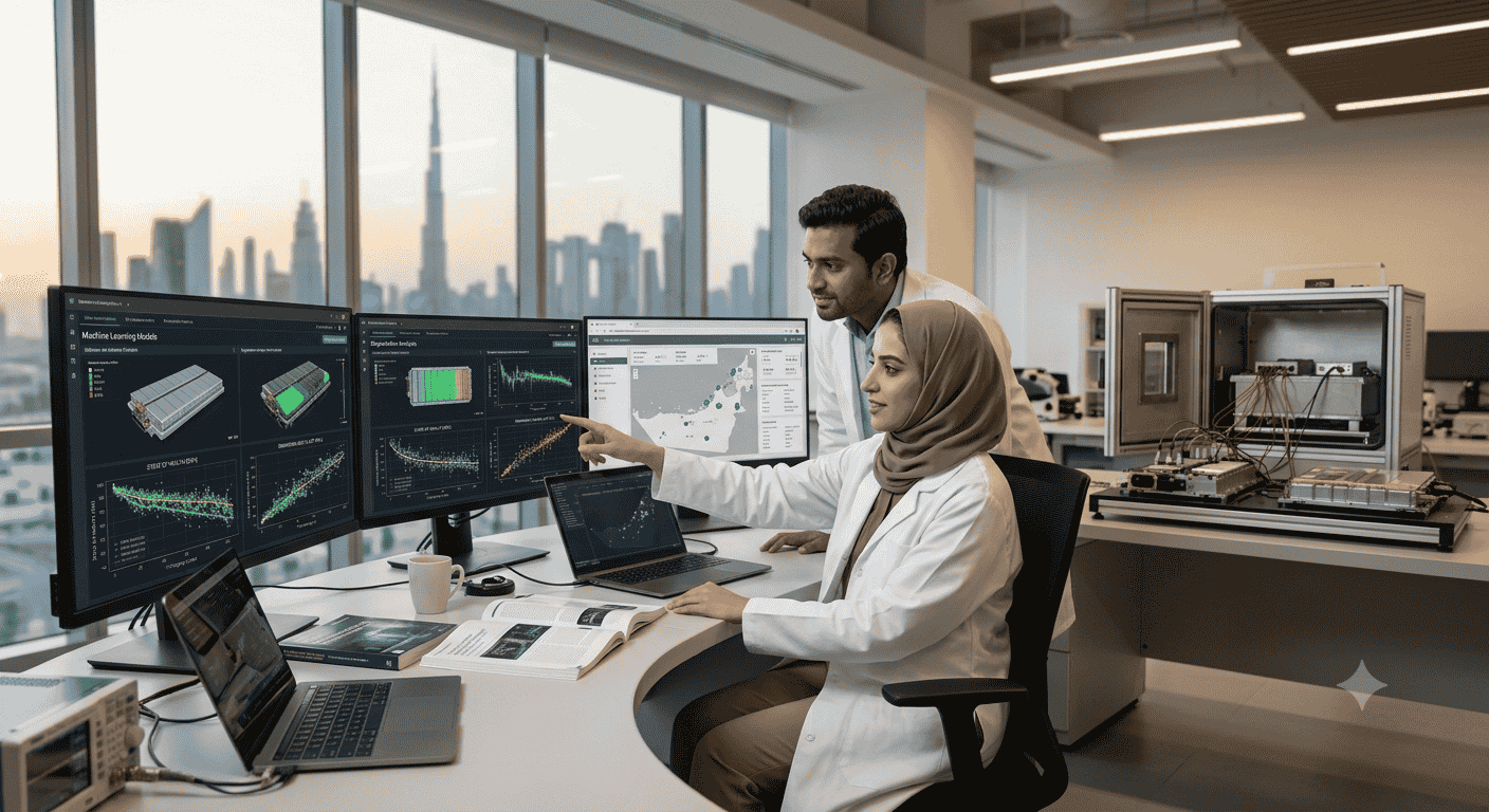 Machine Learning for Battery Degradation Prediction in UAE